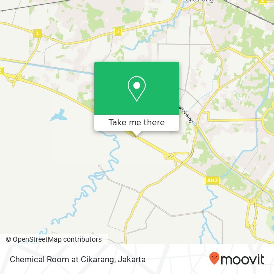 Chemical Room at Cikarang map