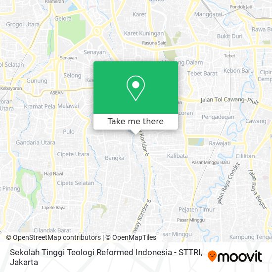 Sekolah Tinggi Teologi Reformed Indonesia - STTRI map