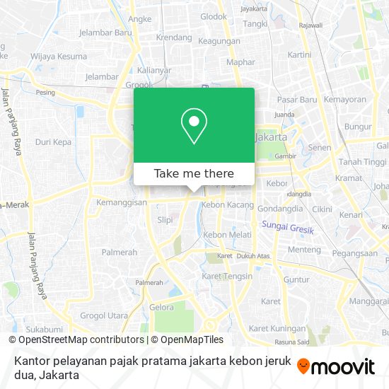 Kantor pelayanan pajak pratama jakarta kebon jeruk dua map