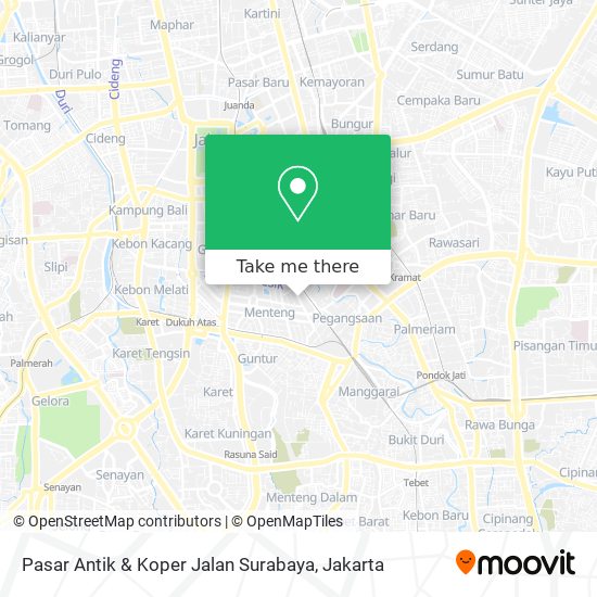 Pasar Antik & Koper Jalan Surabaya map