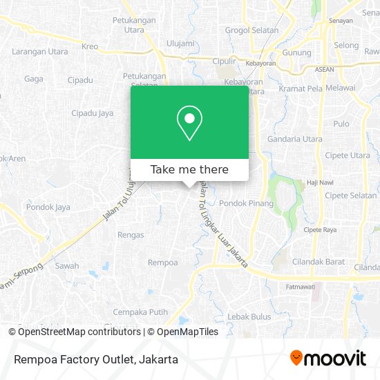 Rempoa Factory Outlet map