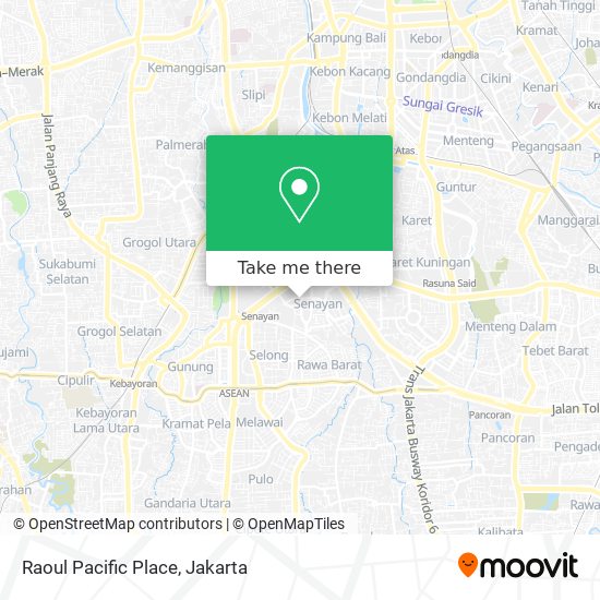 Raoul Pacific Place map