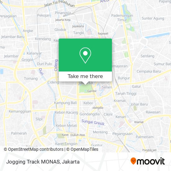 Jogging Track MONAS map