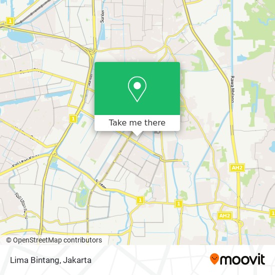 Lima Bintang map