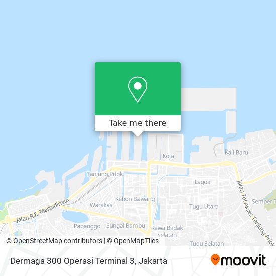 Dermaga 300 Operasi Terminal 3 map