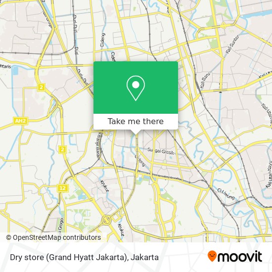 Dry store (Grand Hyatt Jakarta) map