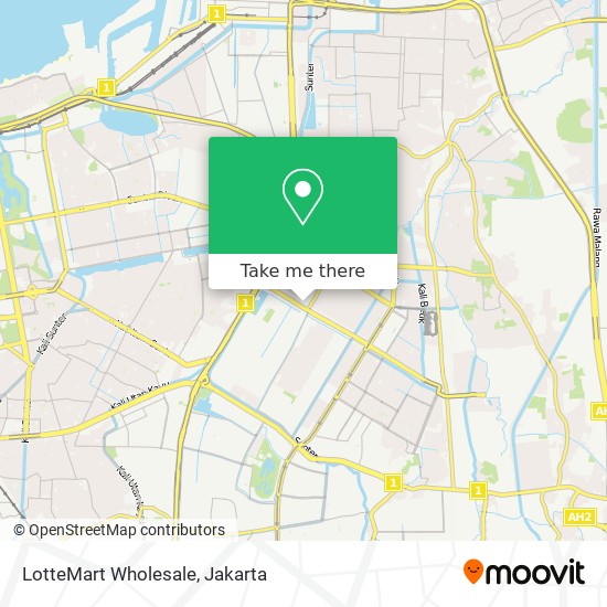 LotteMart Wholesale map