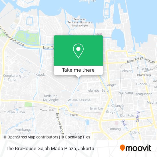The BraHouse Gajah Mada Plaza map