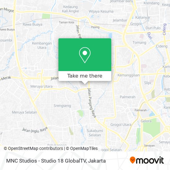 MNC Studios - Studio 18 GlobalTV map
