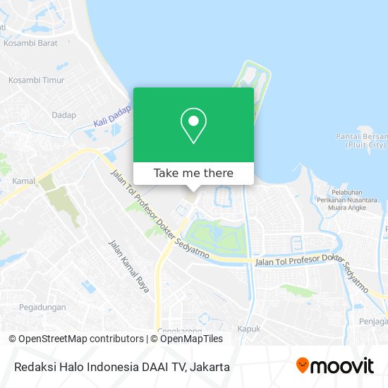 Redaksi Halo Indonesia DAAI TV map