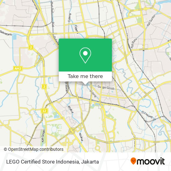 LEGO Certified Store Indonesia map