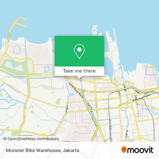 Monster Bike Warehouse map