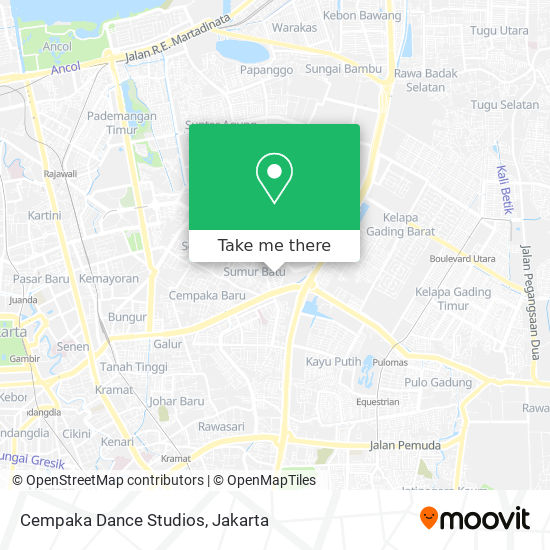 Cempaka Dance Studios map