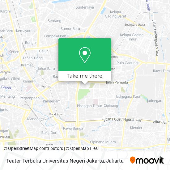 Teater Terbuka Universitas Negeri Jakarta map