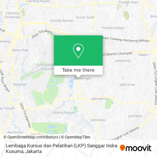 Lembaga Kursus dan Pelatihan (LKP) Sanggar Indra Kusuma map