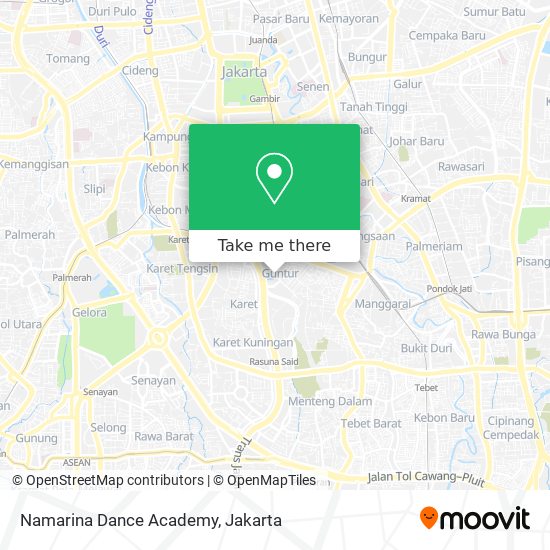Namarina Dance Academy map