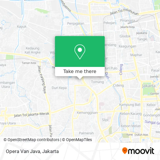Opera Van Java map