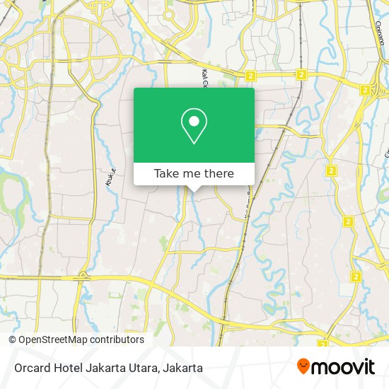 Orcard Hotel Jakarta Utara map