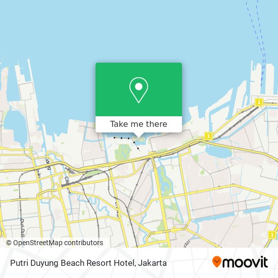 Putri Duyung Beach Resort Hotel map