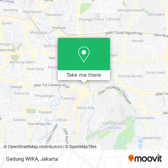 Gedung WIKA map