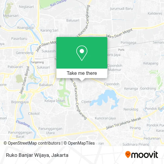 Ruko Banjar Wijaya map