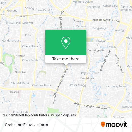 Graha Inti Fauzi map