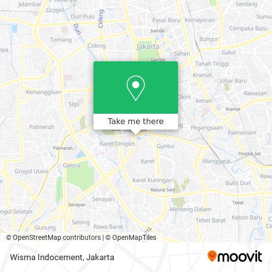 Wisma Indocement map