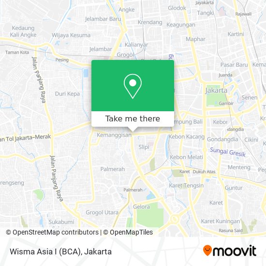 Wisma Asia I (BCA) map