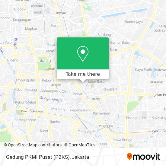 Gedung PKMI Pusat (P2KS) map