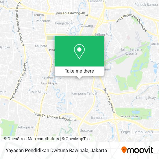 Yayasan Pendidikan Dwituna Rawinala map