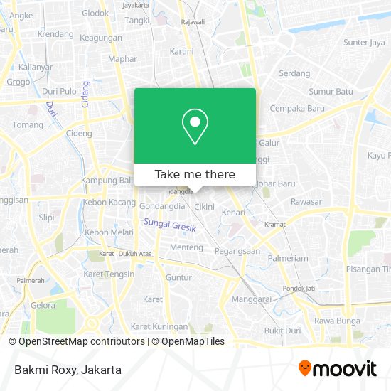 Bakmi Roxy map