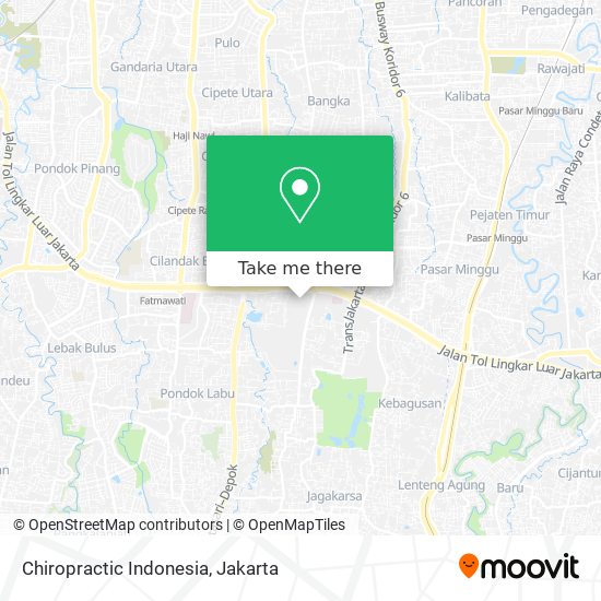 Chiropractic Indonesia map