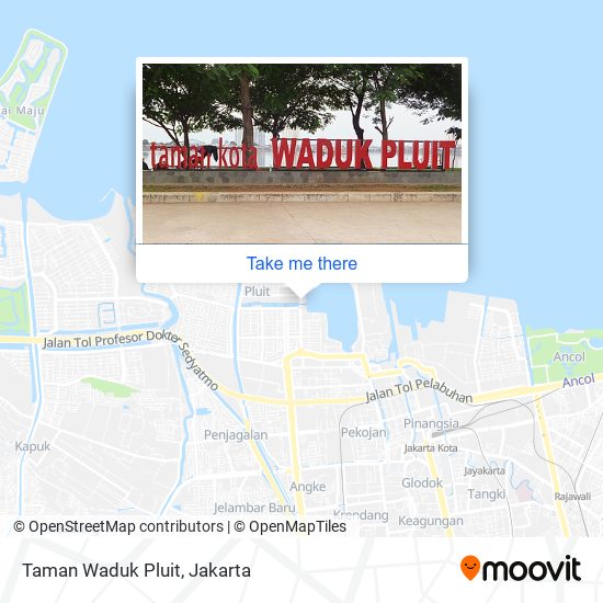 Taman Waduk Pluit map