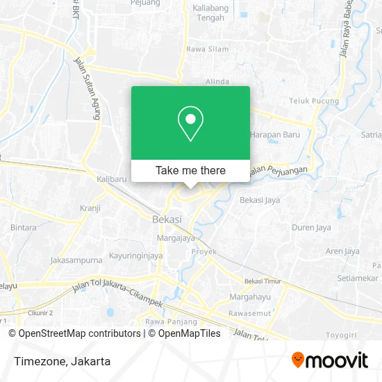 Timezone map