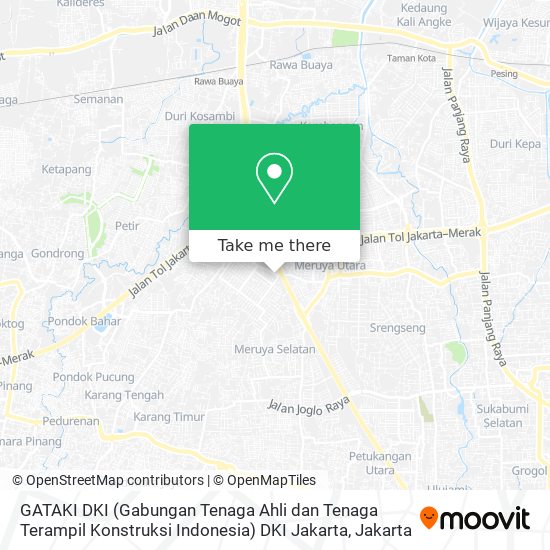 GATAKI DKI (Gabungan Tenaga Ahli dan Tenaga Terampil Konstruksi Indonesia) DKI Jakarta map