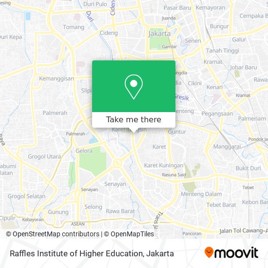 Raffles Institute of Higher Education map