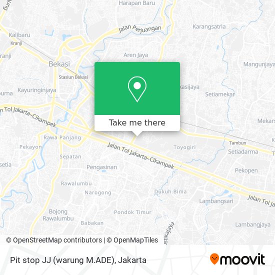 Pit stop JJ (warung M.ADE) map