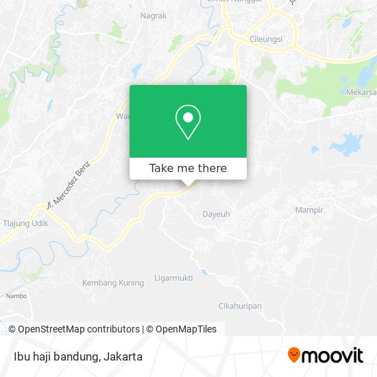 Ibu haji bandung map