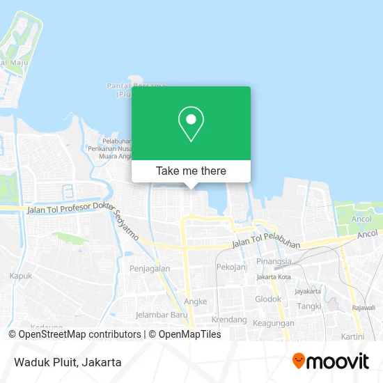 Waduk Pluit map