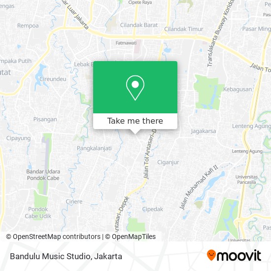 Bandulu Music Studio map