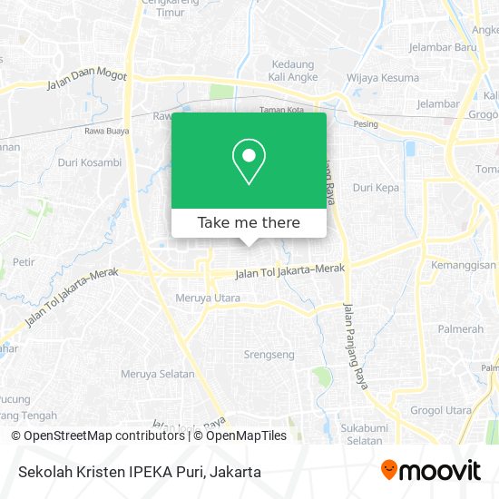 Sekolah Kristen IPEKA Puri map