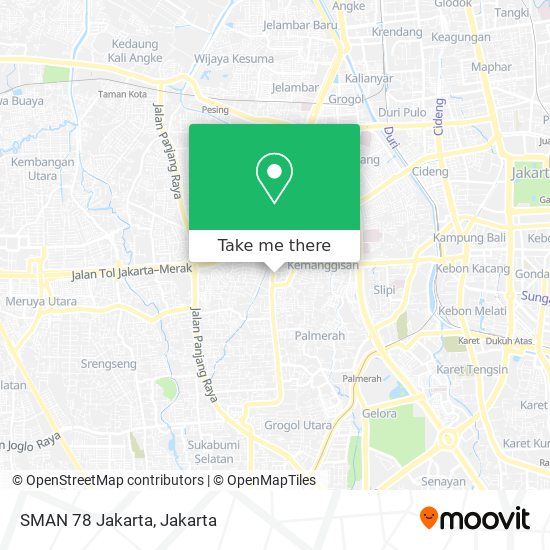 SMAN 78 Jakarta map