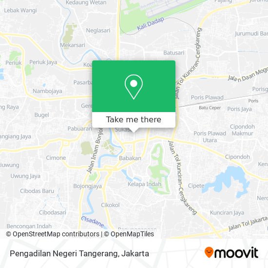 Pengadilan Negeri Tangerang map