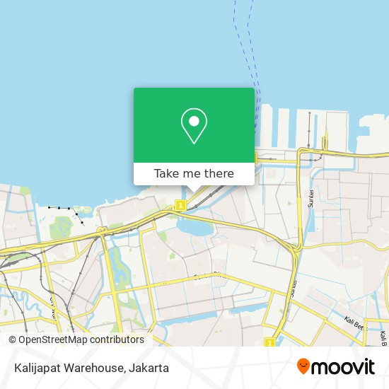 Kalijapat Warehouse map