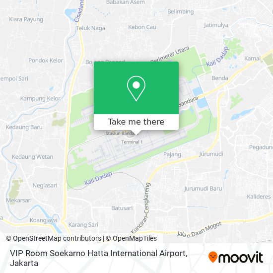 VIP Room Soekarno Hatta International Airport map