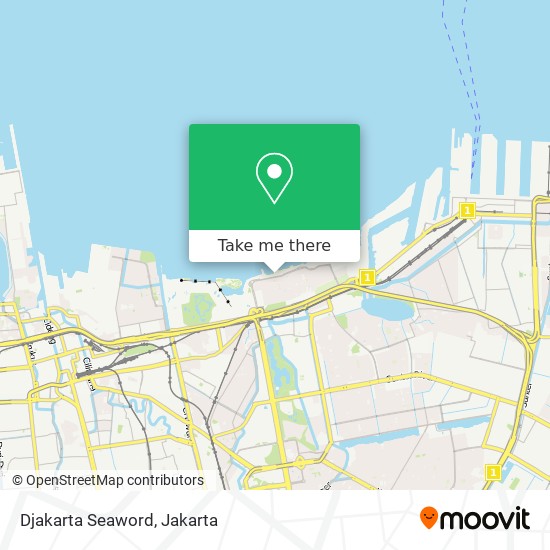 Djakarta Seaword map