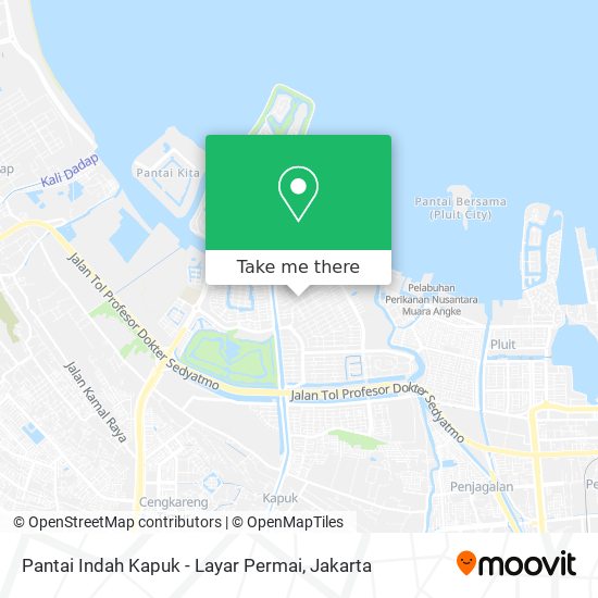 Pantai Indah Kapuk - Layar Permai map