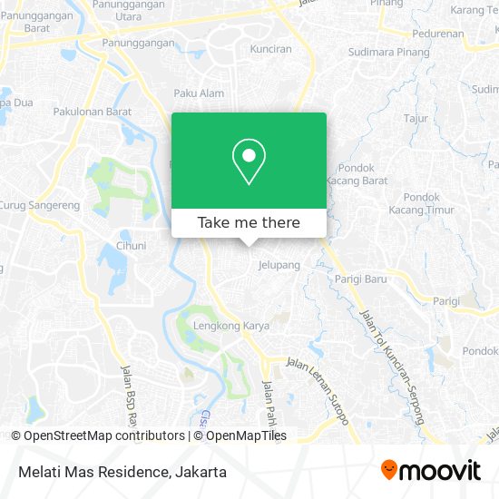 Melati Mas Residence map