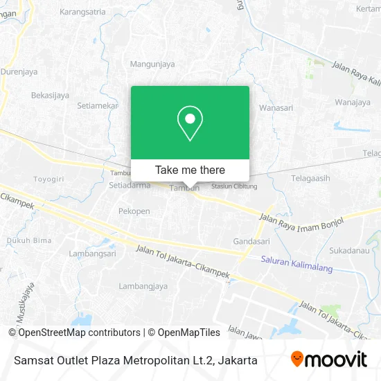 Samsat Outlet Plaza Metropolitan Lt.2 map