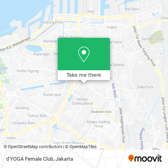 d'YOGA Female Club map